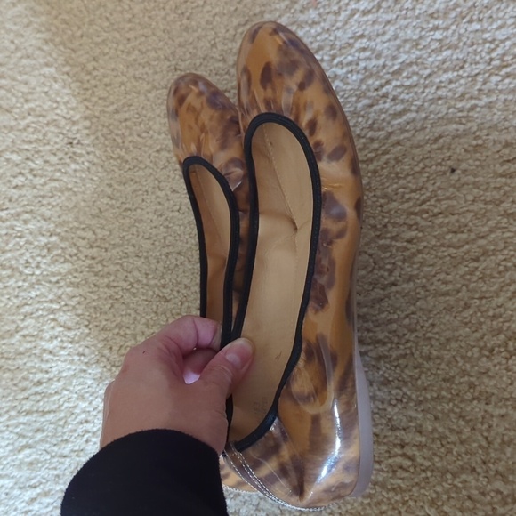 J Crew Lula Cheetah Made In Italy Ballet Flat Size 8.5 - Picture 5 of 10